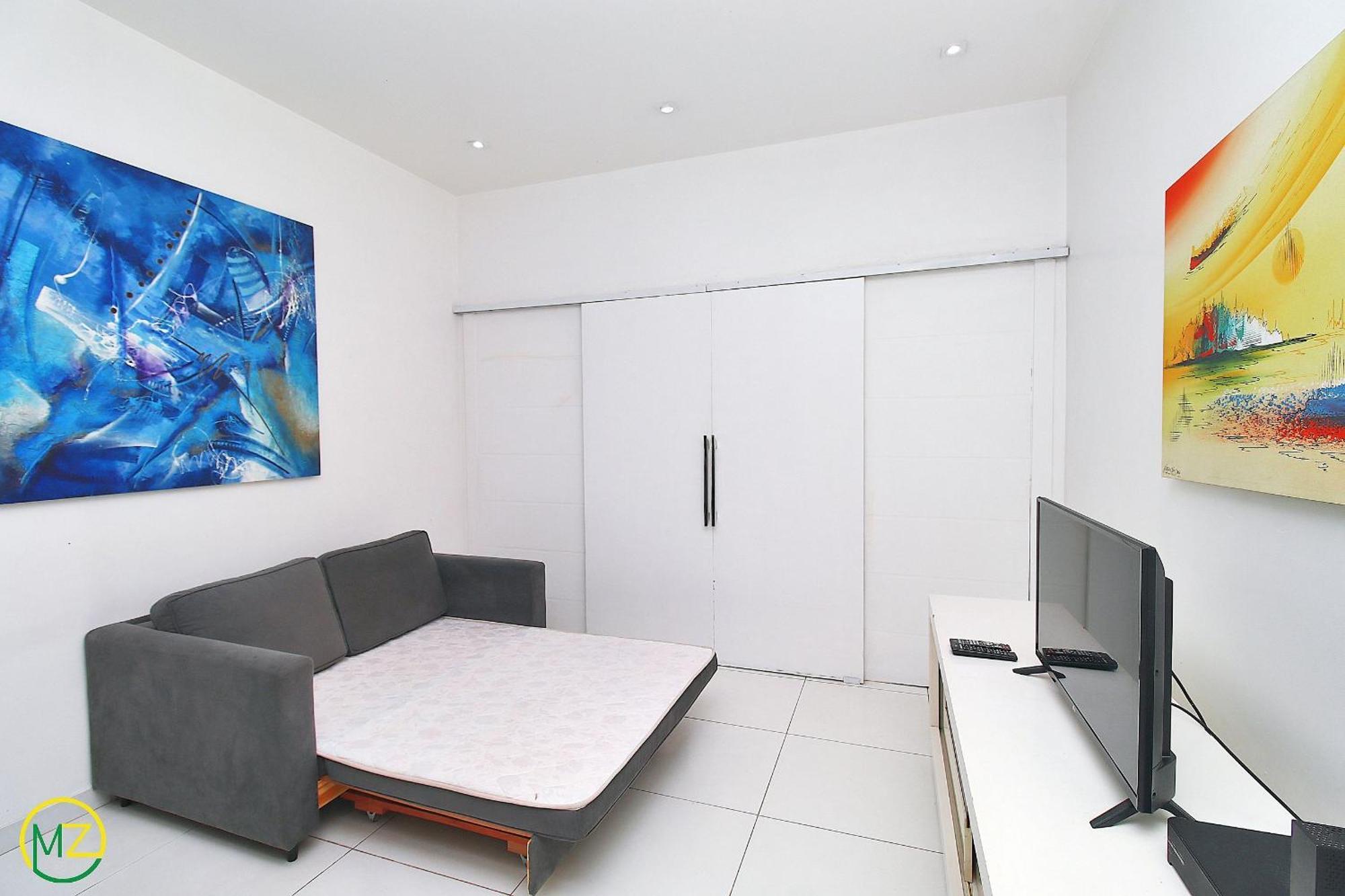 Studio moderno com vista lateral para o mar na quadra da praia em Copacabana! Rio de Janeiro Exterior foto