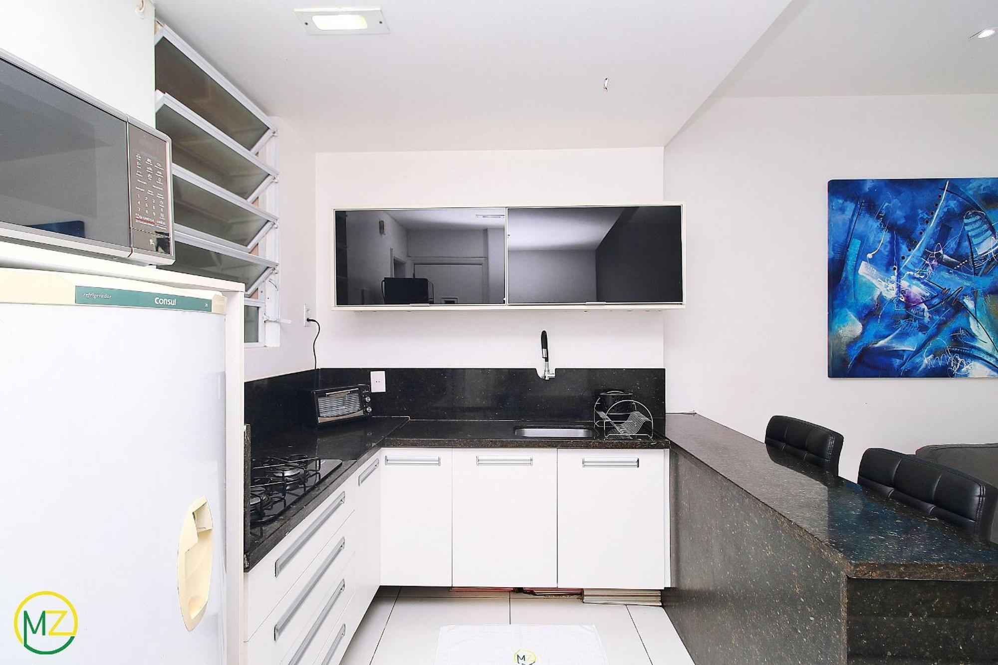 Studio moderno com vista lateral para o mar na quadra da praia em Copacabana! Rio de Janeiro Exterior foto